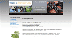 Desktop Screenshot of inspectacarorvan.com