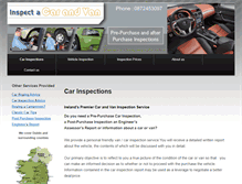 Tablet Screenshot of inspectacarorvan.com